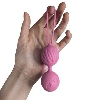 Вагинальные шарики Adrien Lastic Geisha Lastic Balls BIG Pink (L), диаметр 4см, вес 90гр AD40301 фото