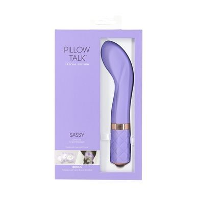 Розкішний вібратор Pillow Talk Sassy Purple Special Edition, Сваровскі, пов&rsquo;язка на очі+гра SO6853 фото
