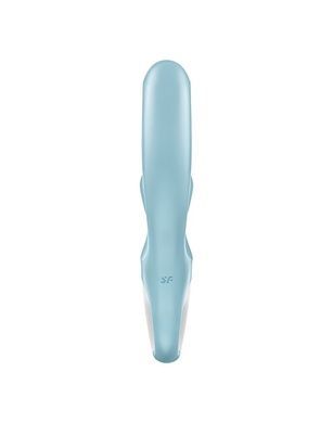 Вибратор-кролик Satisfyer Love Me Blue, гибкий, отросток с тройным кончиком SO7779 фото