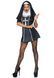 Костюм монашки Leg Avenue Naughty Nun S, платье, головной убор SO8550 фото 3