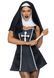 Костюм монашки Leg Avenue Naughty Nun S, платье, головной убор SO8550 фото 1