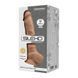 Фаллоимитатор SilexD Tomas Caramel (MODEL 1 size 9in), двухслойный, силикон+Silexpan, диаметр 4,9см SO5018 фото 3
