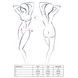Комплект белья Passion OFELIA SET OpenBra L/XL, white, стринги, открытый лиф, широкий пояс EL13201 фото 3