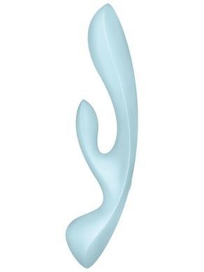 Вібратор-кролик Satisfyer Triple Oh Blue SO7781 фото