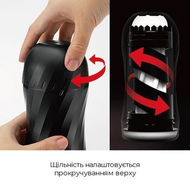 Мастурбатор Tenga Air-Tech Twist Tickle Red с изменяемой тугостью обхвата, эффект глубокого минета SO1421 фото