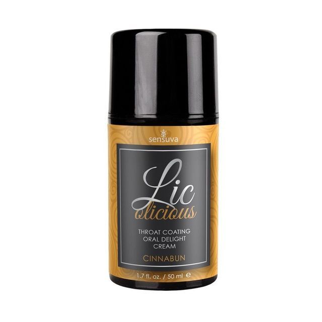 Гель для мінету Sensuva Lic-o-licious Cinnabun (50 мл), оліїстий, без цукру SO3529 фото