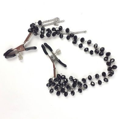 Зажимы для сосков Art of Sex - Nipple clamps Sexy Jewelry Black SO5864 фото