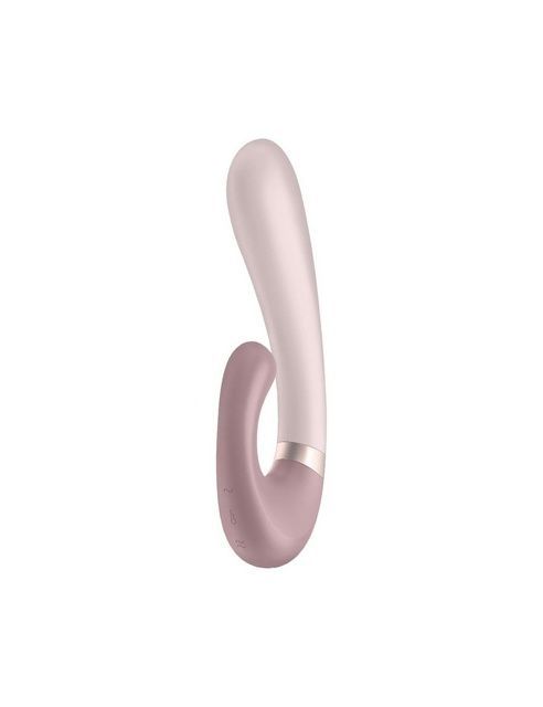 Смарт вібратор-кролик із підігрівом Satisfyer Heat Wave Mauve SO6096 фото