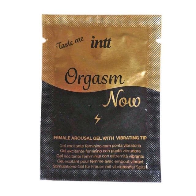 Пробник збуджувального гелю-вібратора для клітора 2-в-1 Intt Orgasm Now (2 мл) SO9436 фото