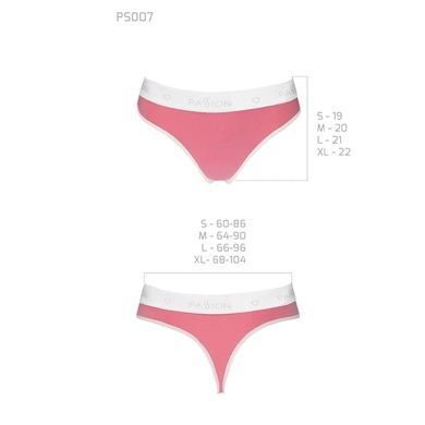 Спортивные трусики-стринги Passion PS007 PANTIES XL, pink SO4258 фото