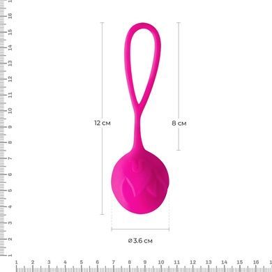 Вагінальні кульки Adrien Lastic Geisha Lastic Balls M&iacute;a Magenta (L), діаметр 4 см, маса 42 г AD40551 фото
