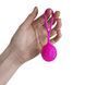 Вагінальні кульки Adrien Lastic Geisha Lastic Balls M&iacute;a Magenta (L), діаметр 4 см, маса 42 г AD40551 фото 4