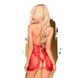 Комплект сорочка у стилі 60-х та трусики з доступом Penthouse - Libido Boost Red S/M SO5277 фото 2