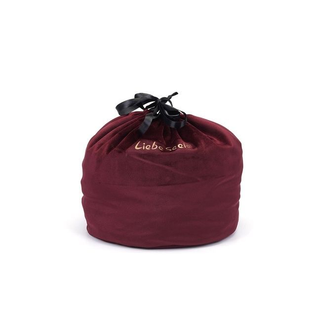 Мішечок для зберігання іграшок Liebe Seele Wine Red Large Storage Bag Cylindrical SO9467 фото