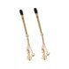 Зажимы для сосков Art of Sex - Nipple Clamps Golden Clover SO9844 фото 1