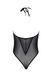 Боди Passion DROSERA BODY black, L/XL, высокие вырезы, верх на завязках SX0470 фото 4