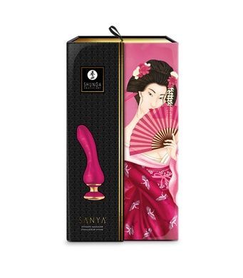 Вибратор для точки G Shunga Sanya Raspberry, гибкий ствол SO6903 фото