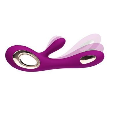 Вібратор-кролик LELO Soraya Wave Deep Rose, манливі рухи стовбура SO8113 фото