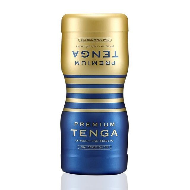 Мастурбатор Tenga Premium Dual Sensation Cup, двосторонній, з двома незалежними каналами SO5109 фото