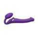 Безремневой страпон с вибрацией Strap-On-Me Vibrating Violet M диаметр 3,8 см, пульт ДУ, регулируемый SO3825 фото 6