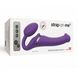Безремневой страпон с вибрацией Strap-On-Me Vibrating Violet M диаметр 3,8 см, пульт ДУ, регулируемый SO3825 фото 4