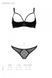 Комплект MARINA SET WITH OPEN BRA black L/XL - Passion SO9735 фото 5