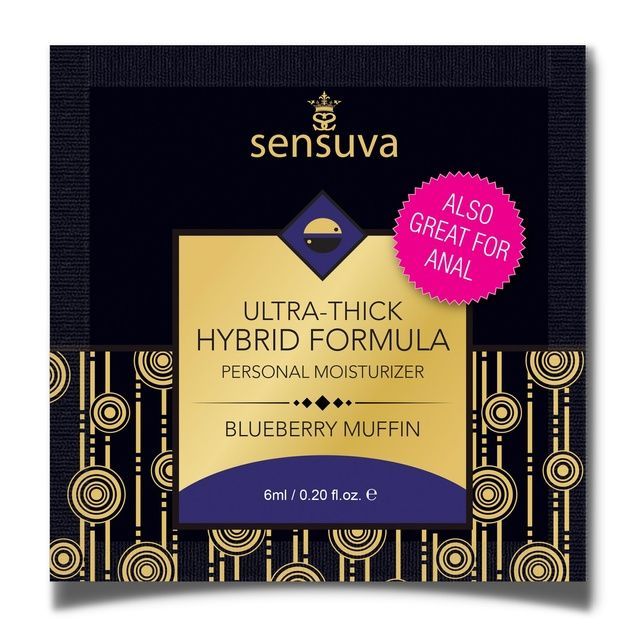 Пробник густой смазки Sensuva - Ultra-Thick Hybrid Formula Blueberry Muffin (6 мл) SO3384 фото