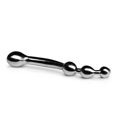 Анально-вагінальний стимулятор Sinner Gear Unbendable &ndash; Multi-Stim Pleasure Wand Metal Anal Dildo SO4613 фото