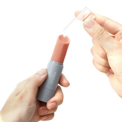 Вибратор-помада IROHA STICK Grey, плавное увеличение мощности SO2011 фото
