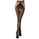 Эротические колготки-бодистокинг Passion S001 black, с доступом и с открытыми бедрами PSS001B фото 1