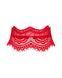 Широкий кружевной чокер Obsessive Bergamore choker, red SO7686 фото 1