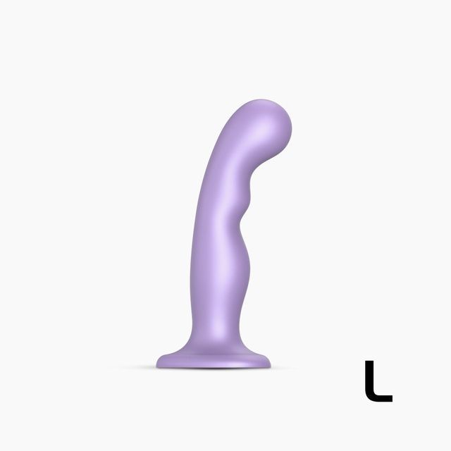 Насадка для страпона Strap-On-Me Dildo Plug P&G Lilas Metallic L SO9004 фото