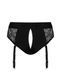 Кружевные трусы для страпона с подвязками для чулок Strap-On-Me DIVA HARNESS - M SO4513 фото 4
