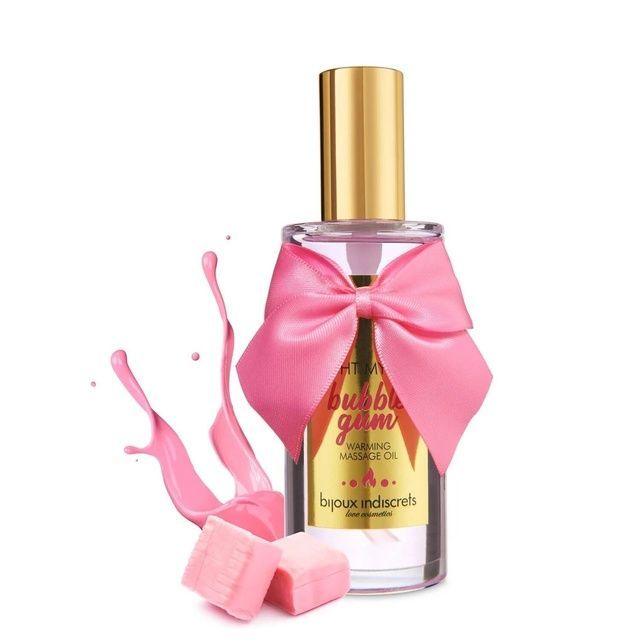 Розігрівальна олія Bijoux Indiscrets Light my Fire &ndash; Strawberry Bubblegum SO9343 фото