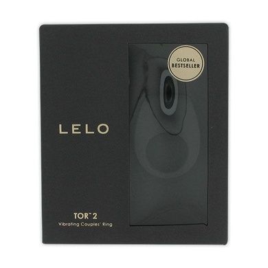Ерекційне кільце з вібрацією LELO Tor 2 Black SO8119 фото