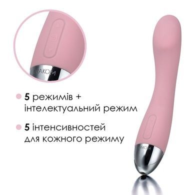 Вибратор для точки G с интеллектуальным режимом Svakom Amy Pale Plink SO4823 фото