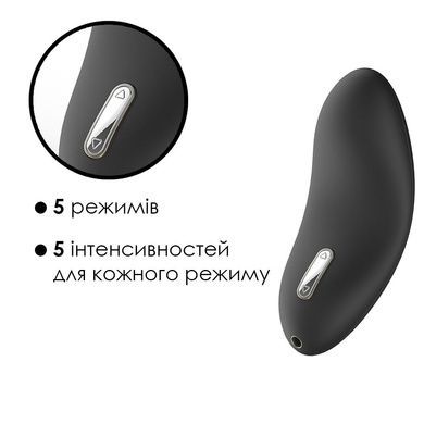 Кліторальний вібратор Svakom Echo Black SO4824 фото