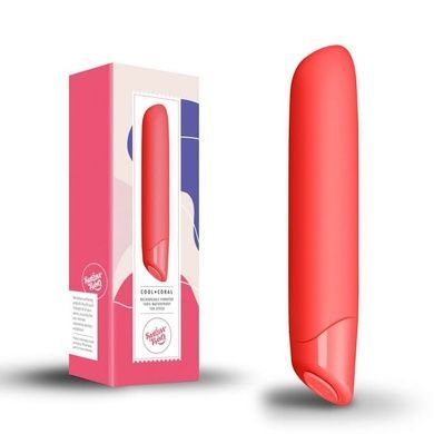 Вібратор SugarBoo Cool Coral, 10 рівнів інтенсивності SO6622 фото