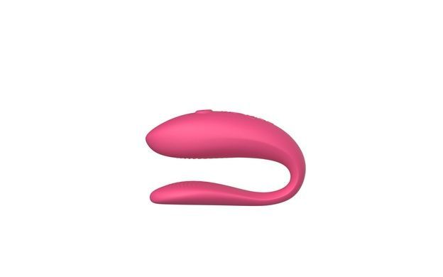Смарт-вібратор для пар We-Vibe Sync Lite Pink, 10 віброрежимів, можна поєднувати з проникним сексом SO8766 фото