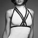 Портупея Bijoux Indiscrets MAZE &mdash; Halter Bra Harness Black SO2683 фото 3