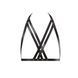 Портупея Bijoux Indiscrets MAZE &mdash; Halter Bra Harness Black SO2683 фото 1