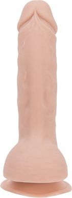 Вигнутий фалоімітатор на присосці ADDICTION &mdash; BRAD 7,5&Prime; Dildo With Balls, Beige SO5584 фото