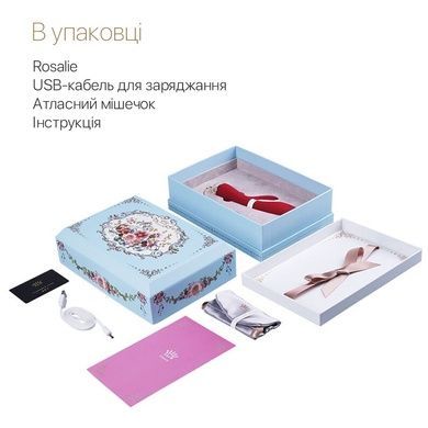 Смартвибратор-кролик Zalo &mdash; Rosalie Rouge Pink SO6666 фото