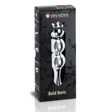 Металлическое дилдо Mystim Bold Boris для электростимулятора, диаметр 3,2 см SO3805 фото