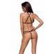 Портупея зі стреп з мереживом Passion Exclusive LORRY BRA S/M, black PS27602 фото 2