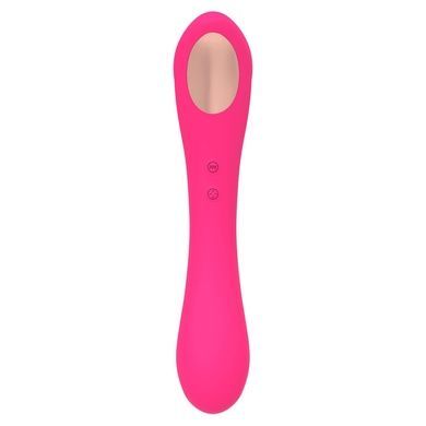 Вібратор та вакуумний кліторальний стимулятор 2-в-1 Alive Quiver Magenta Pink оновлена ​​модель SO6017 фото