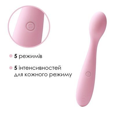 Стимулятор клітора та точки G Svakom Keri Pale Pink SO4832 фото