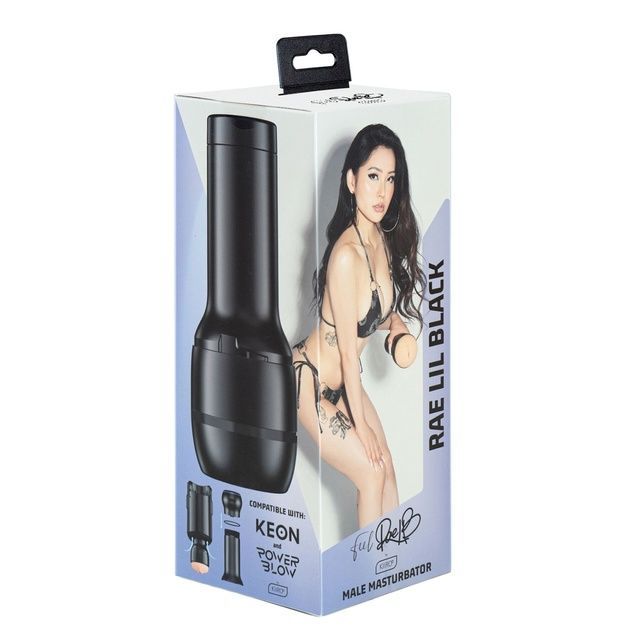 Мастурбатор Kiiroo Feel Rae Lil Black PBC совместим с PowerBlow и Keon SO9364 фото