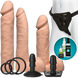 Набор для страпона Doc Johnson Vac-U-Lock Dual Density Experienced Set, диаметр 2&times;7см, 7,7см SO1990 фото 1