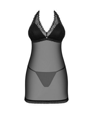 Пеньюар Obsessive Medilla chemise & thong XL/2XL SO9054 фото